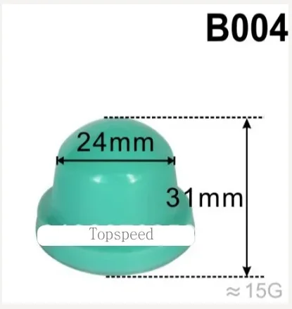 24mm Diameter Round Silicone Rubber Pad Head For Pad Printing Machine
