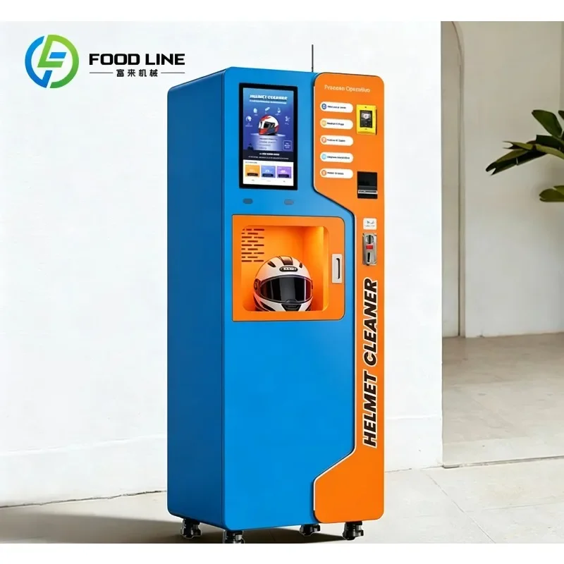 Mobile Helmet Cleaning Disinfection Machine Self Service Washer For Shared Motorcycle  Shop