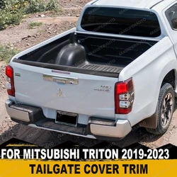 Tailgate Top Cover Molding Cap Trim For Mitsubishi L200 Triton 2019-2023 MR Rail Guard Protector Pick Up Truck Car Accessories
