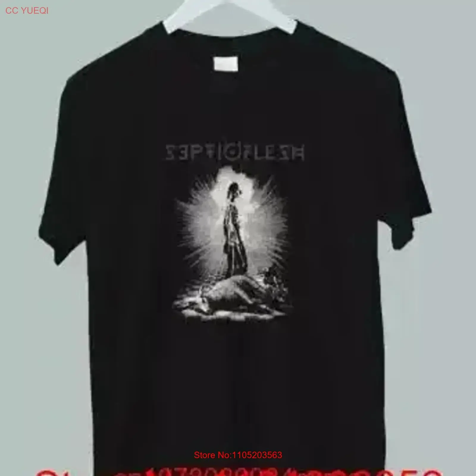 Septicflesh grec Death Metal Band Titan couverture t-shirt S 2XL vintage lavé haut confortable pour un usage quotidien mode élégant