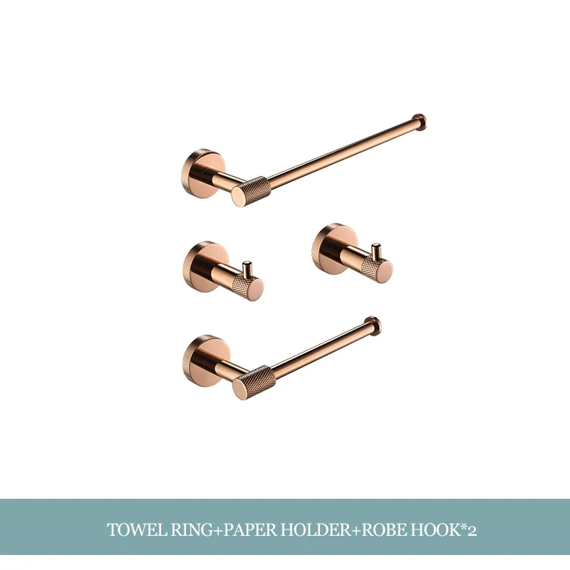 Gancho para camisón de acero inoxidable 304 de oro rosa Hondek, gancho para ducha, gancho para baño