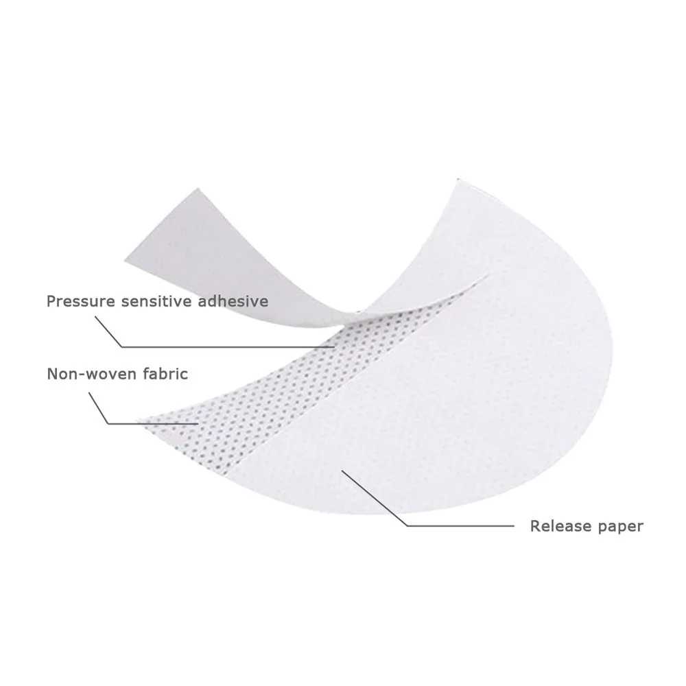 50/100pcs Disposable Under Eye Gel Pads Eyeshadow Shield False Eyelash Extension Lip Makeup Protector Stickers Cotton Patches