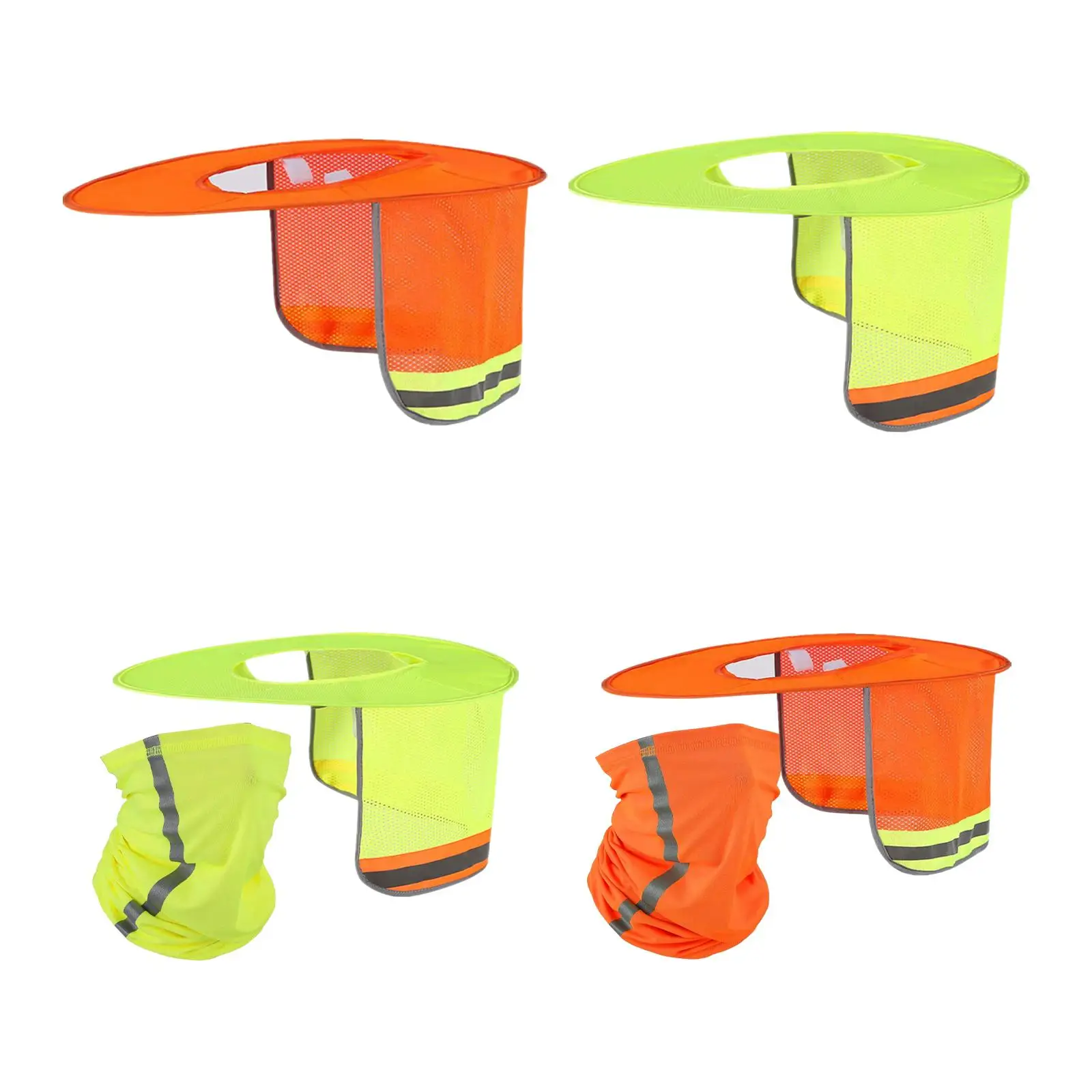 Hard Hat Sun Shield Lightweight Portable for Construction Sites Hard Hat Accessories Full Brim Hard Hat Visor Neck Sun Shield image 2