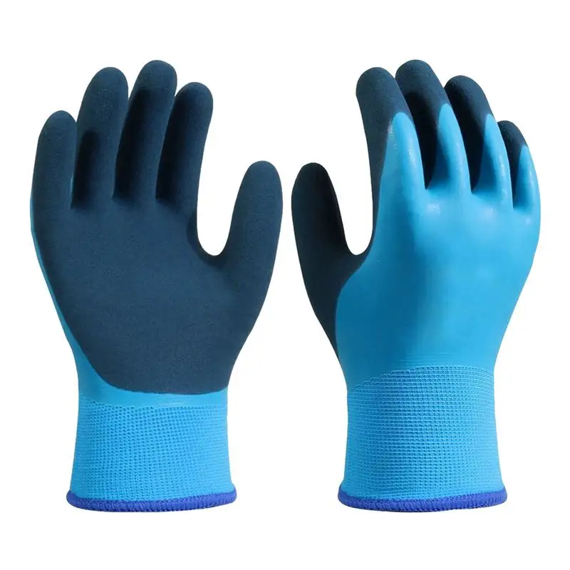 Теплые рабочие перчатки, мужские антифриз перчатки для работы в морозильной камере, термостойкие перчатки, зимние водонепроницаемые перчатки для рыбалки