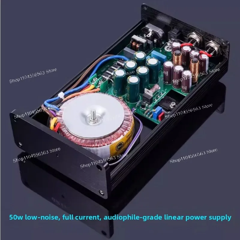 

New 50W ultra-low noise linear power supply, with dual outputs, providing DC 5-24V. Suitable for high-fidelity audio equipment.