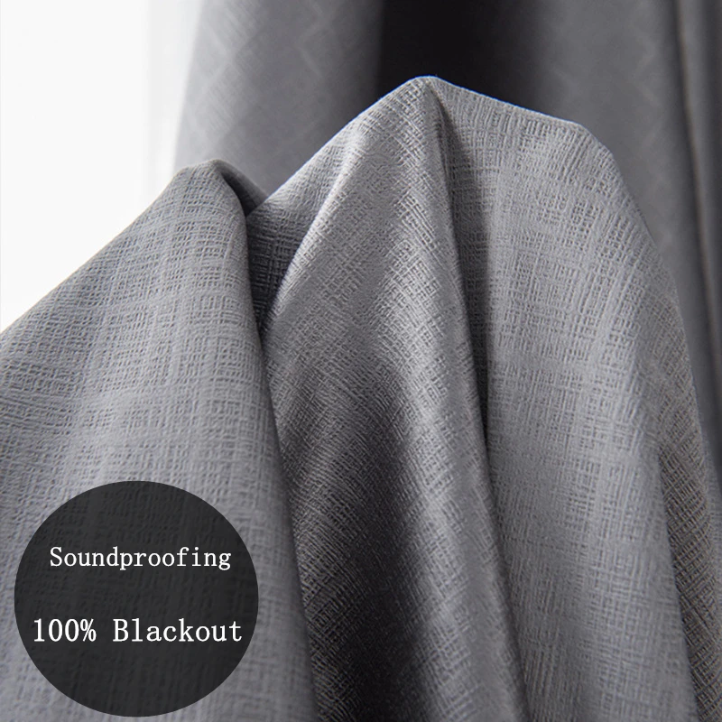 310cm Height Custom Made 100% Blackout Solid Color Curtains Modern Blackout Living Room Bedroom Full Blackout Curtains