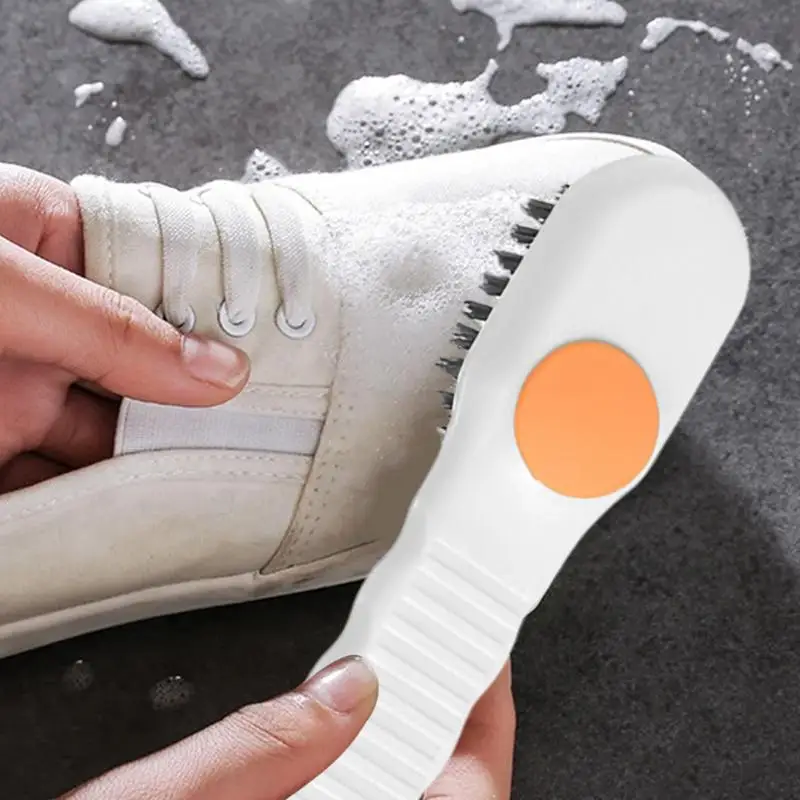 Scrub Brush With Soap Dispenser Household Cleaning Clothes Shoes Brush With Liquid Box Liquid Adding Multifunction Brush For