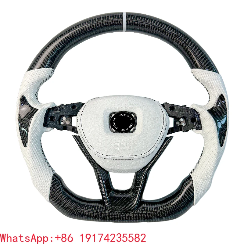 

Customized Carbon Fiber Leather Steering Wheel for Honda Accord 10th Generation 2018-2022 Sports square Wheel