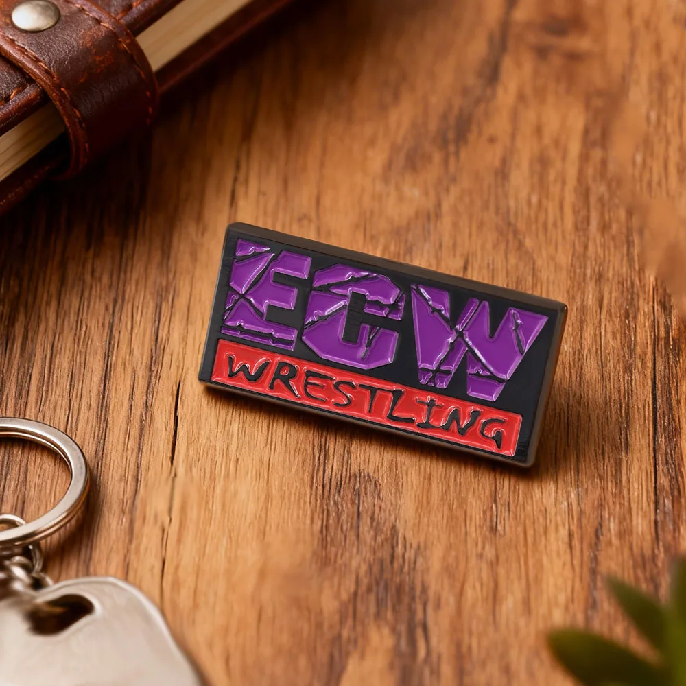 Klassische Wrestling-Match-Brosche, Drahtgeflecht, Wrestling-Logo-Abzeichen, Fansammlung, Gedenk-Emaille-Pin, Rucksack-Accessoire, Geschenk – Detail 5