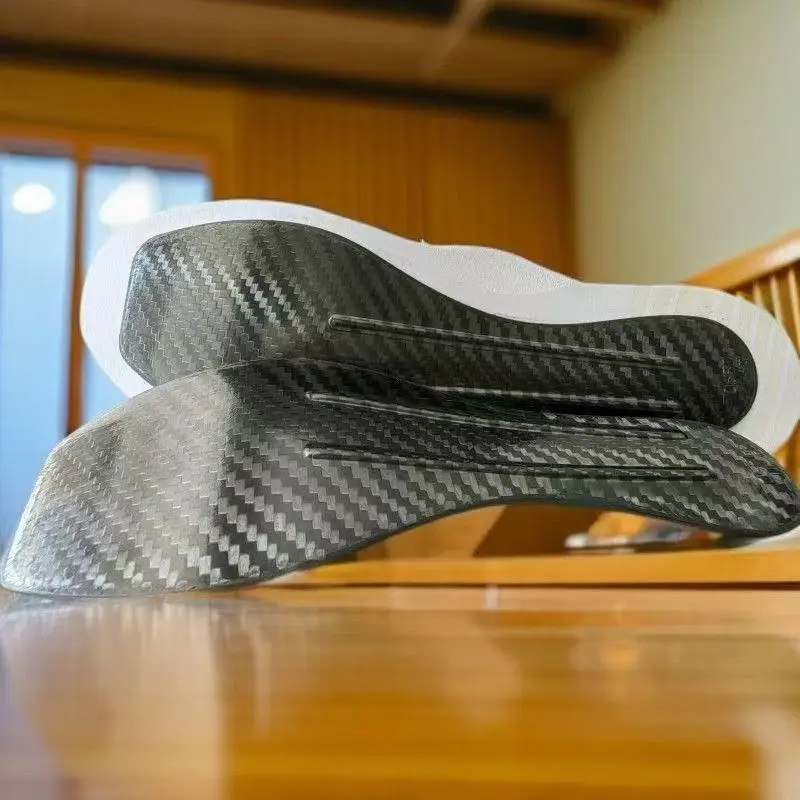 

1Pair 30degrees Real Full-Length Carbon Plate, Strong Arch Support, High-Assisted Rebound Basketball Elastic Insole
