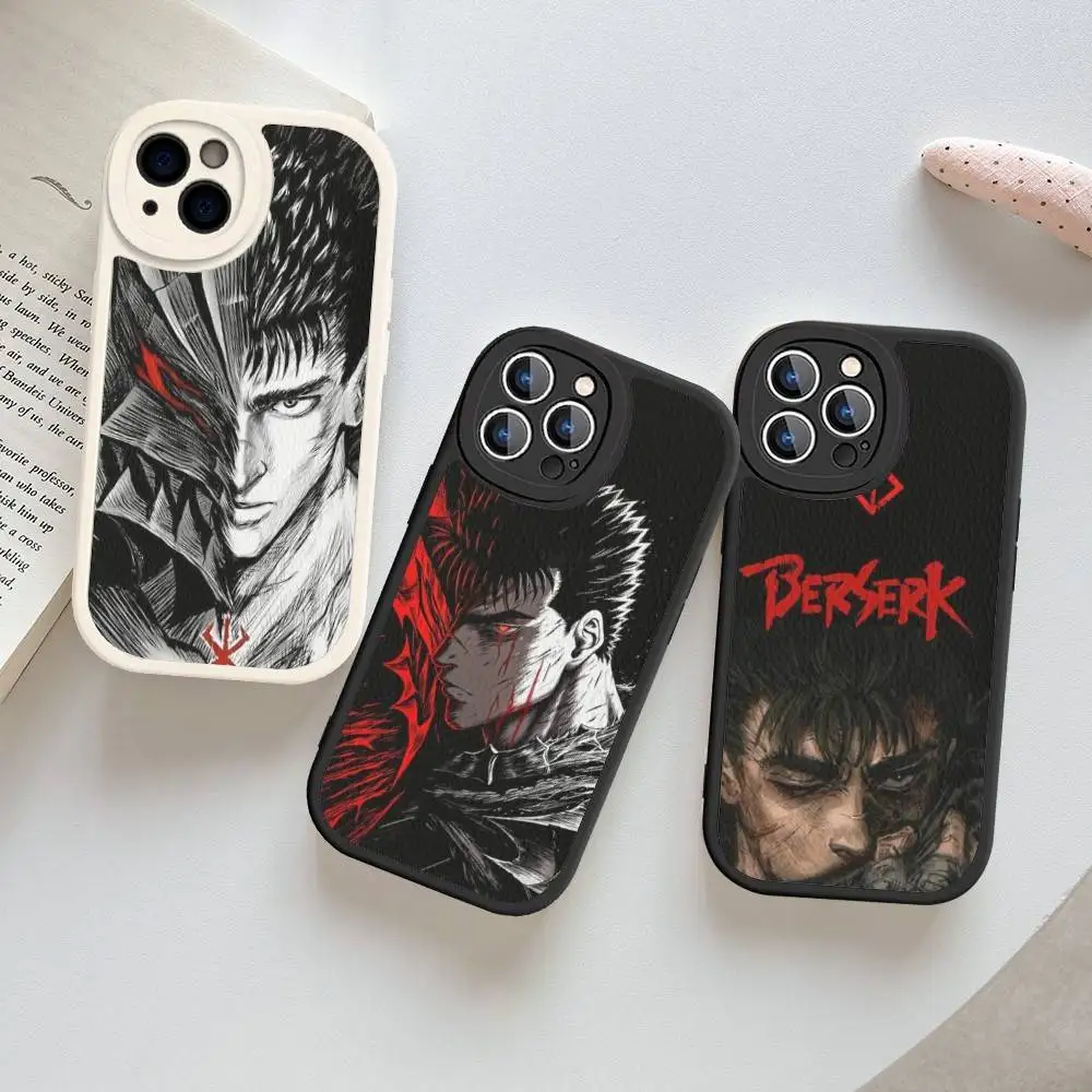 

Classic Anime B-berserk Phone Case Hard Leather For IPhone 16 15 14 13 12 Mini 11 14 Pro Max Xs X Xr 7 8 Plus Fundas