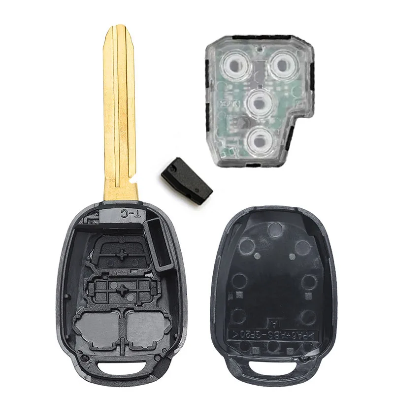 KEYECU FCC ID: B71TA P/N: 89070-0D580 433MHz G H Chip Suitable for Toyota Yaris 2014-2017 Vios 2013-2016 Remote Key Fob