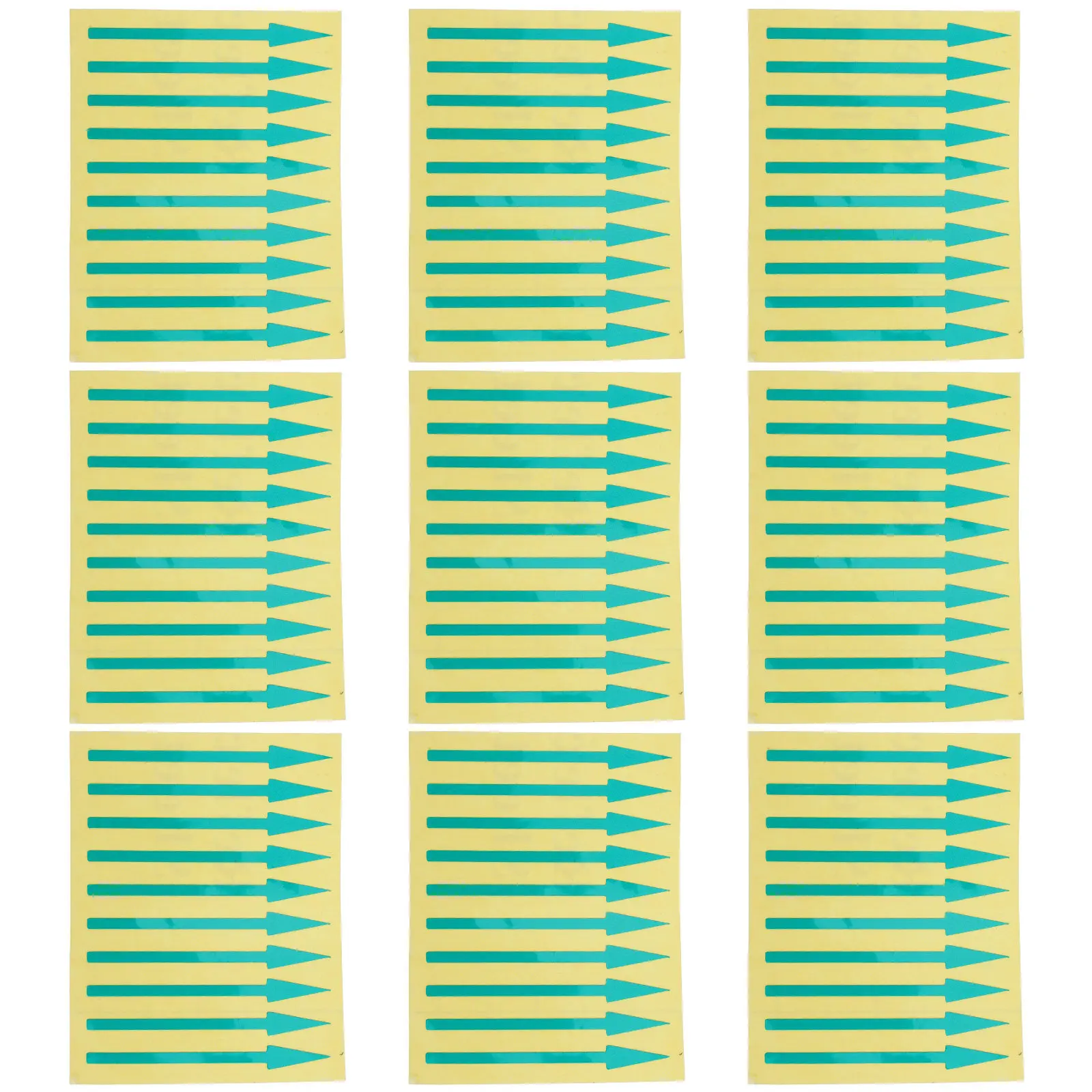 

100 шт. водонепроницаемых клейких наклеек-стрелок для манометров, маркеры направления для приборной панели, светоотражающие индикаторные этикетки