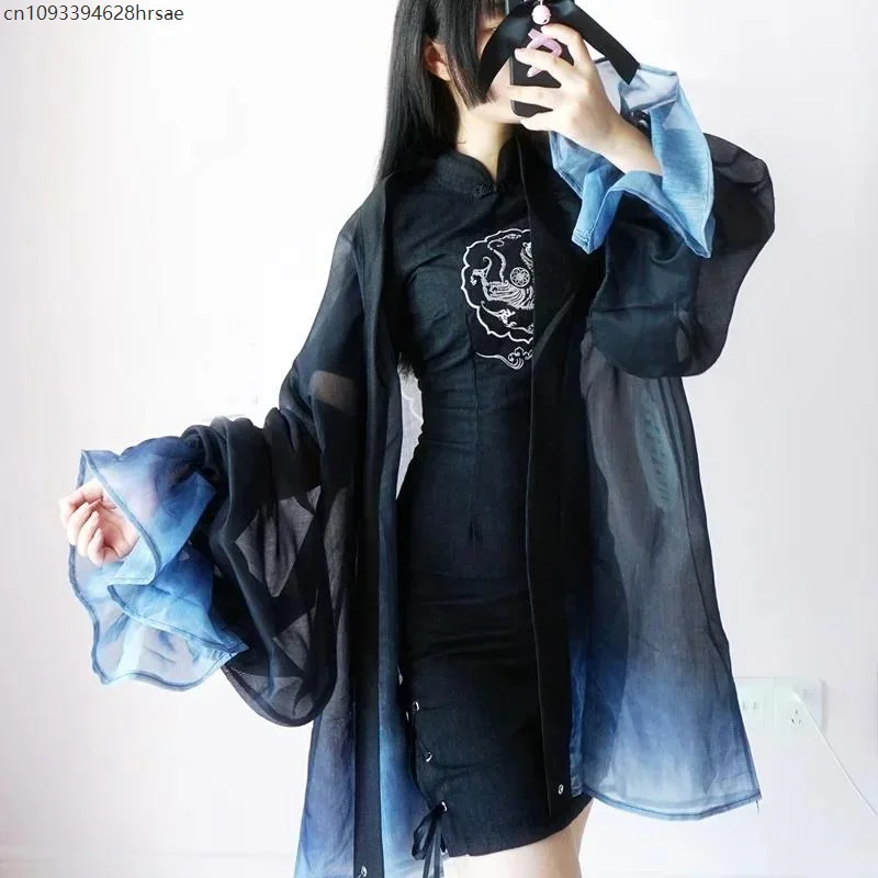 

Japanese Kimono Traditional Chinese Dress Qipao Kimono Cardigan Men Haori Asian Clothes Japanese Streetwear Women Yukata 2025