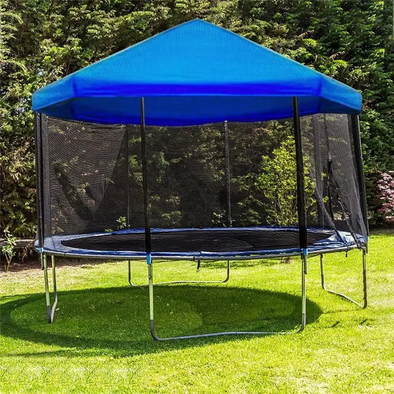 NEW-Trampoline Cover, Trampoline Protective Cover ,Tearproof And UV Resistant Weather Trampoline Protection Cover Easy Install 8