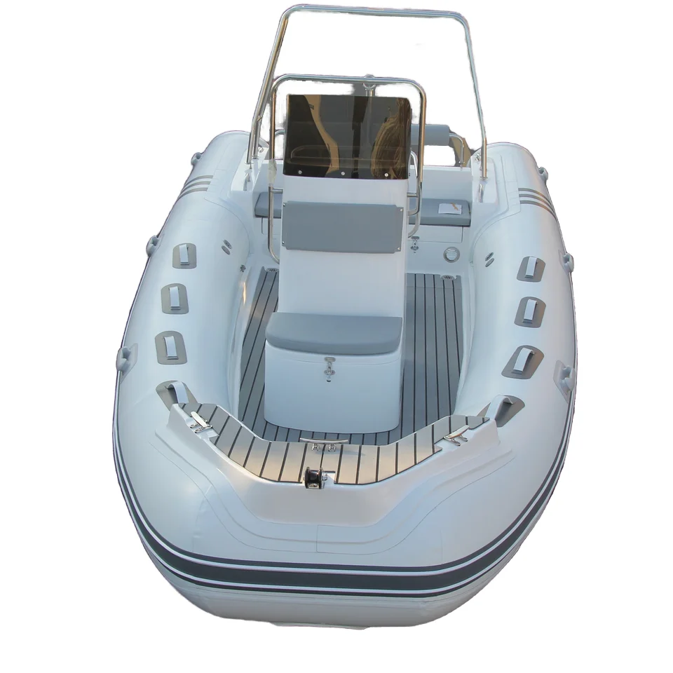 19ft Luxury Fiberglass Inflatable Rib Boat 5.8m Yacht For Ocean Waters For Waterplay