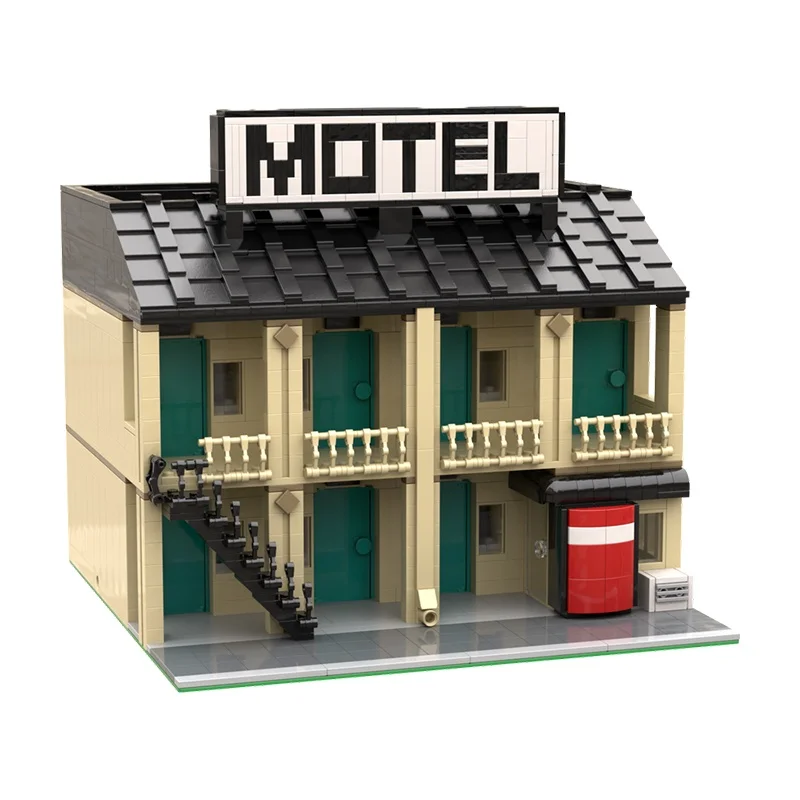 2258 pièces MOC Modulaire motel modulaire modèle blocs de Construction Construction assembler bricolage créatif cadeaux de noël idée jouets enfants