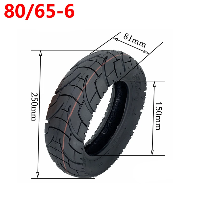 

80/65-6 Out Tire 10 Inch Folding Electric Scooter ZERO 10X Dualtron KUGOO M4 Thickened Widened