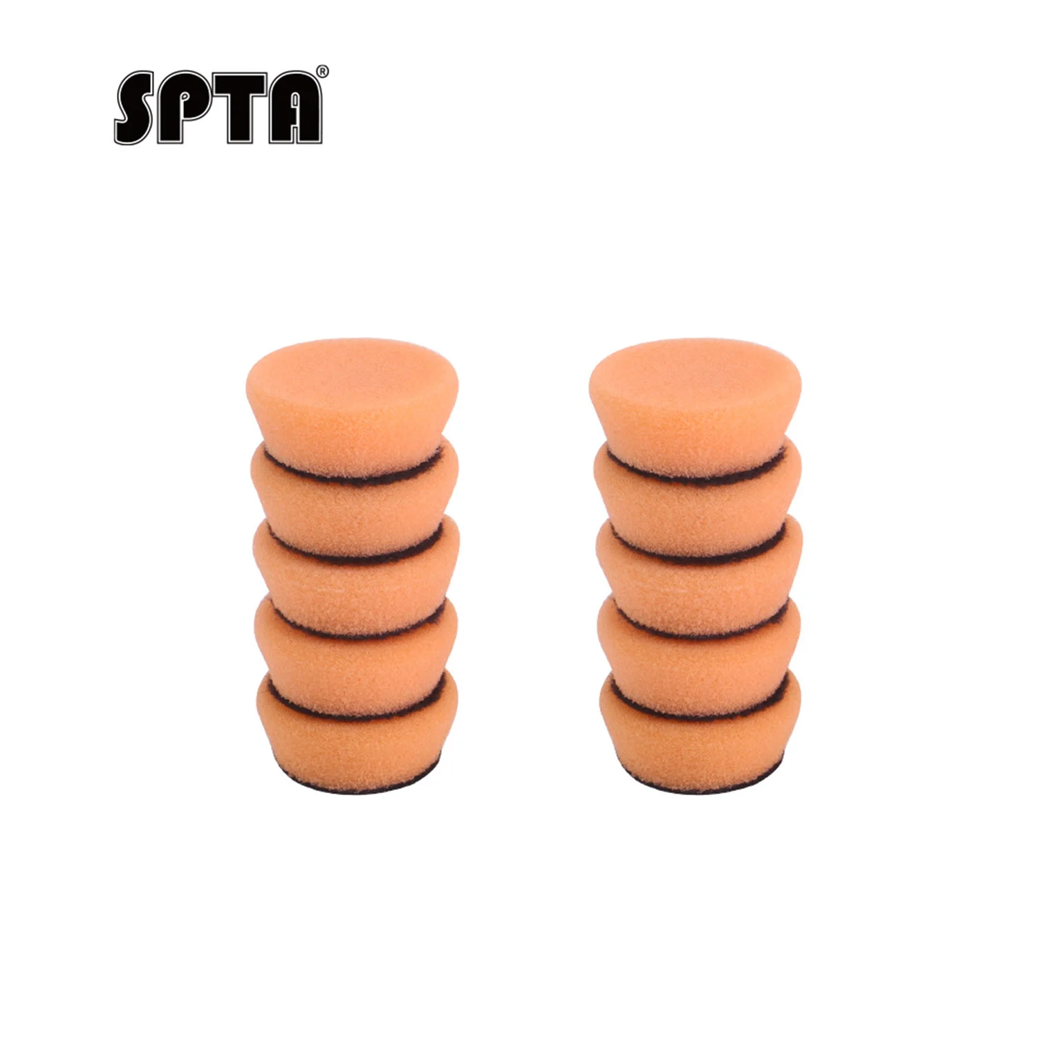 SPTA 1/2 بوصة برتقالي ثقيل على شكل حرف T ألواح تلميع تفاصيل السيارة منصات تلميع صغيرة لسيارة الملمع الحفر الكهربائية #1