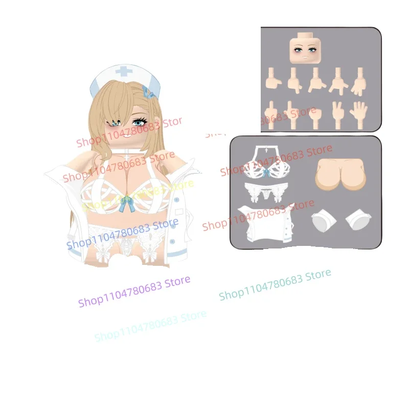 MOC ビルディングブロックミニアクションフィギュア花嫁ナース組立モデル漫画アニメーションアクセサリーおもちゃギフトコレクション