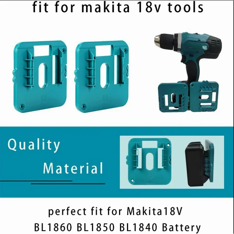 5-10Pcs Splice Battery Holder Battery Mount For Makita For Dewalt 18V Battery Dock Holder Fit For BL1860 BL1850 BL1840 Battery