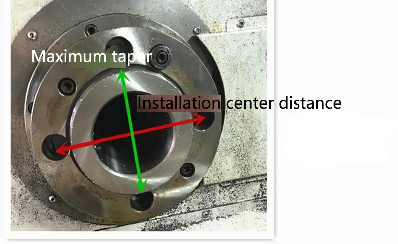 CNC lathe C type flange, C5 160, 200, 250, machine tool spindle transition plate, chuck connecting plate