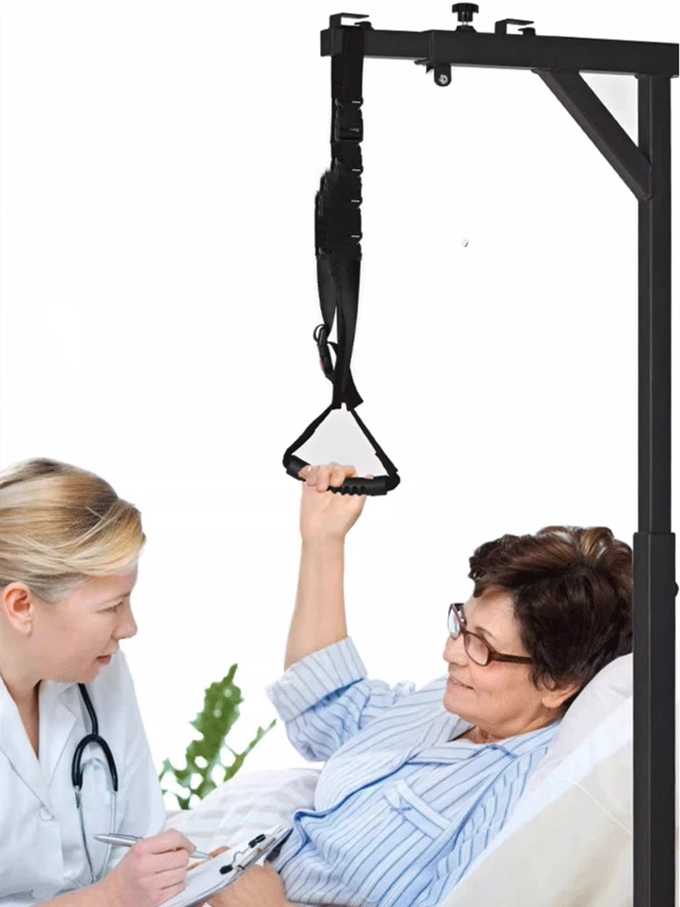 Wake up assistance stand for the elderly cervical traction equipment