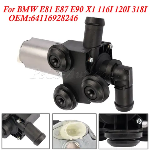 BMW E81 E87 E90 X1 116I 120I 318I 320I 용 워터 펌프 냉각 밸브 64116928246, 신제품