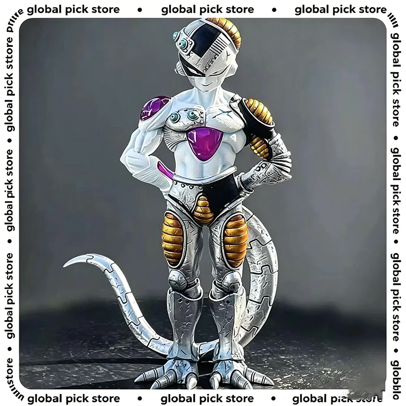 Nueva Figura de Frieza de Dragon Ball de 18 cm, Modelo Mecánico de Frisa, Adorno de Escritorio, Juguete para Regalo de Cumpleaños, en Stock