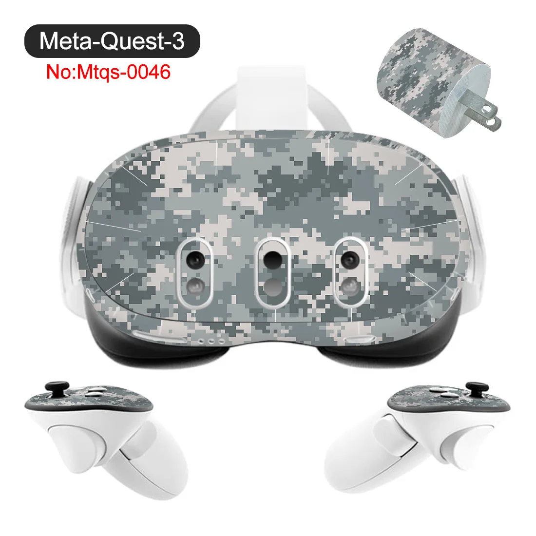 لملصقات Meta Quest 3، غطاء حماية جلدي، مجموعة كاملة من تصميم التفاف DIY