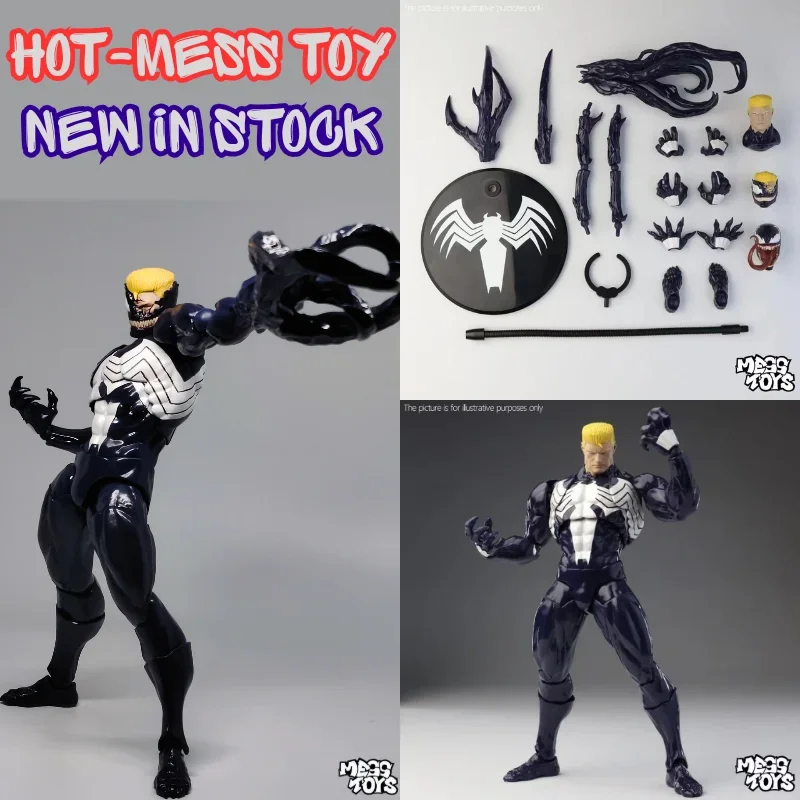 Premium Mess Toys Venom Action Figure High Detail Fully Articulated Lethal Neighbor Black Spider-Man Collectible Model