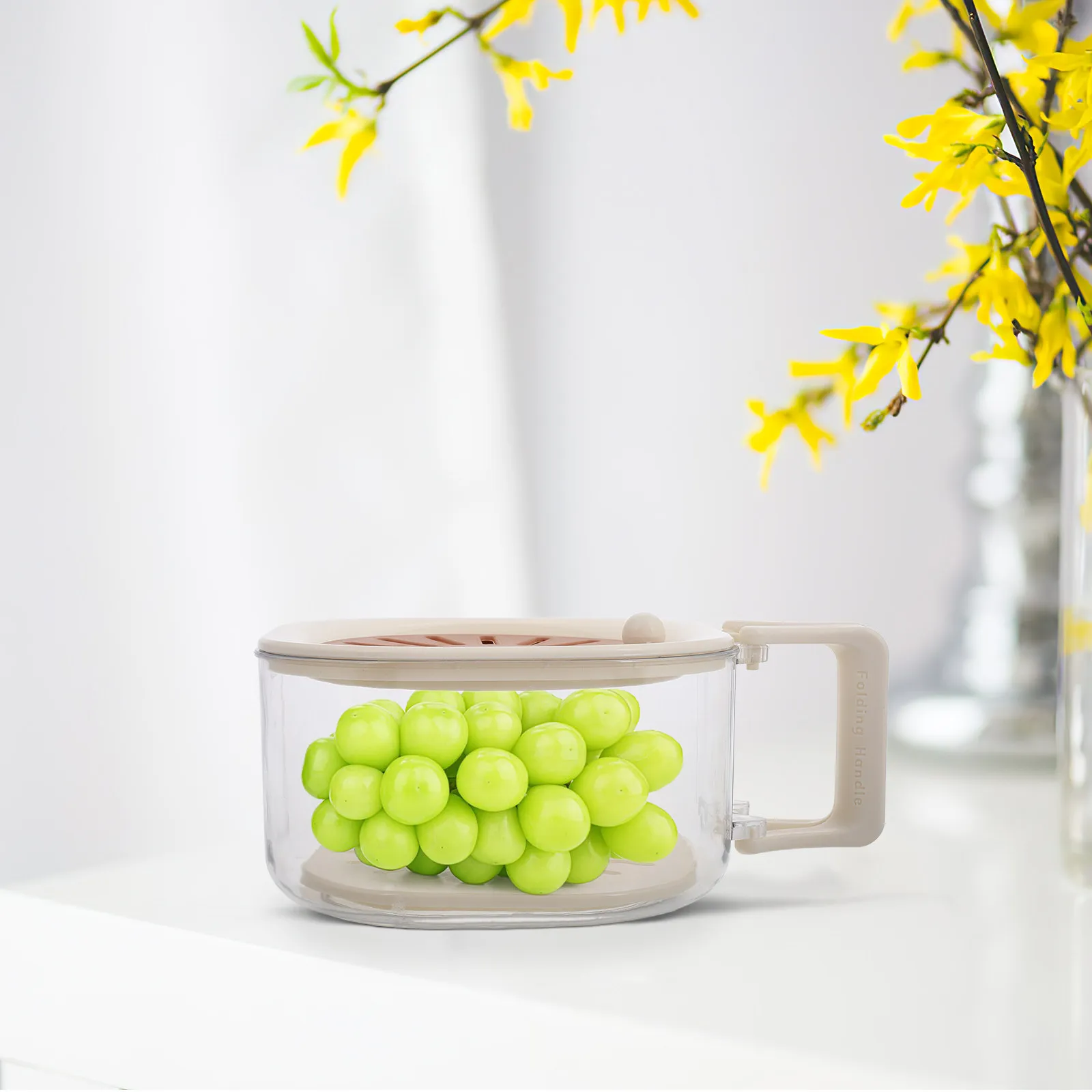Multifunctional Drain Basket with Lid for Fruits Vegetables Washing Soaking Filtering Storing Salad Bowl Strainer Kitchen