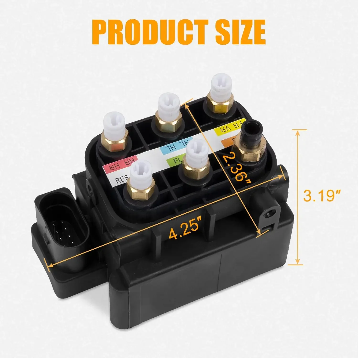 Air Suspension Solenoid Valve Block For Mercedes Benz CL550 CL600 GLE350 GLE400 GLS450 GLS550 Maybach CLS400 CLS550 2123200358