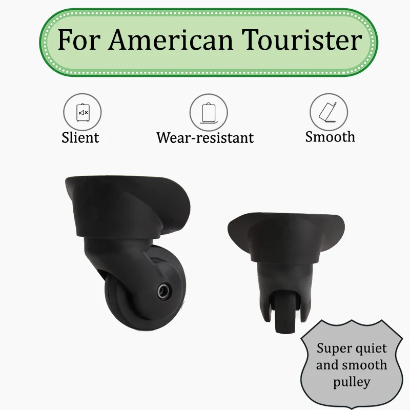 For American Tourister 25T Ultra-Smooth Replacement Luggage Wheel - Noiseless And Resistant To Wear and tear - Easy to install