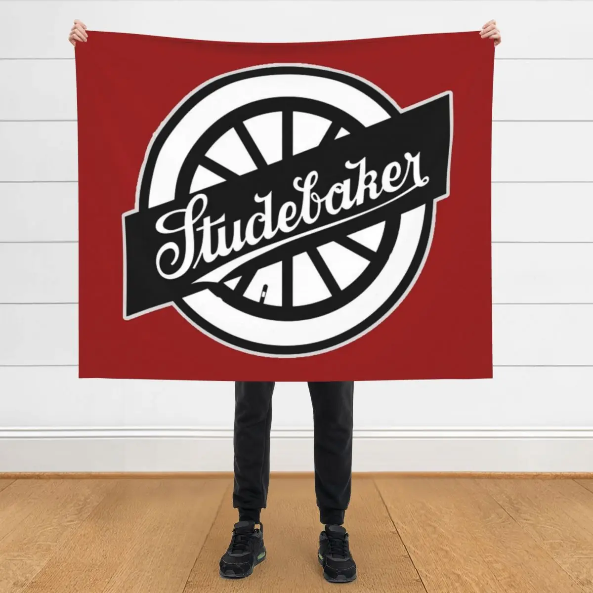 

Studebaker Wheel Logo Throw Blanket Designers blankets ands Single Blankets