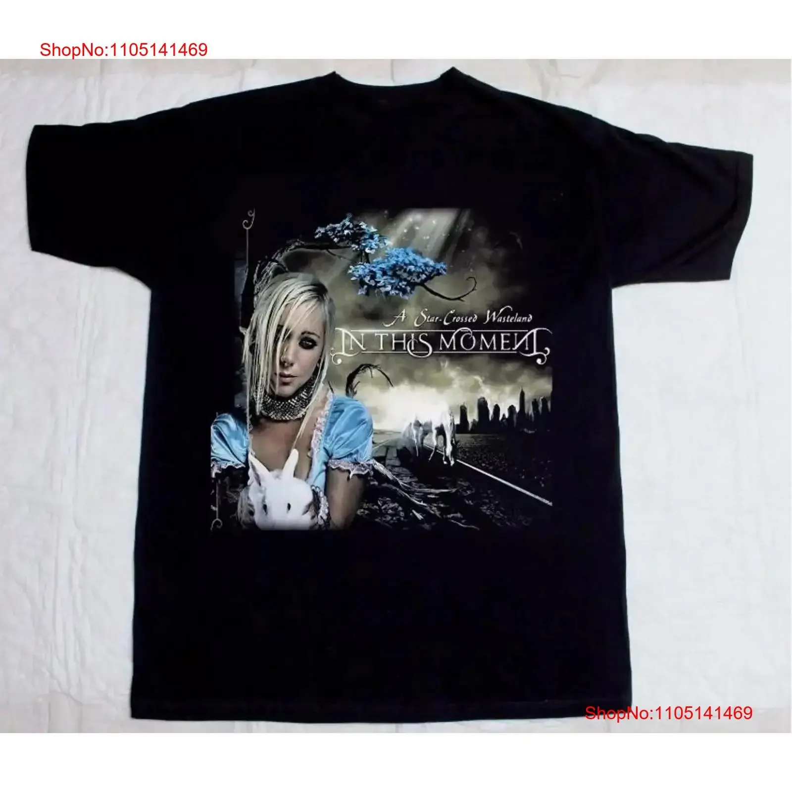 

Rare In This Moment Band For Fan Black T shirt vintage Washed designer clothes fashion homme Stylish Top For Everyday Wear