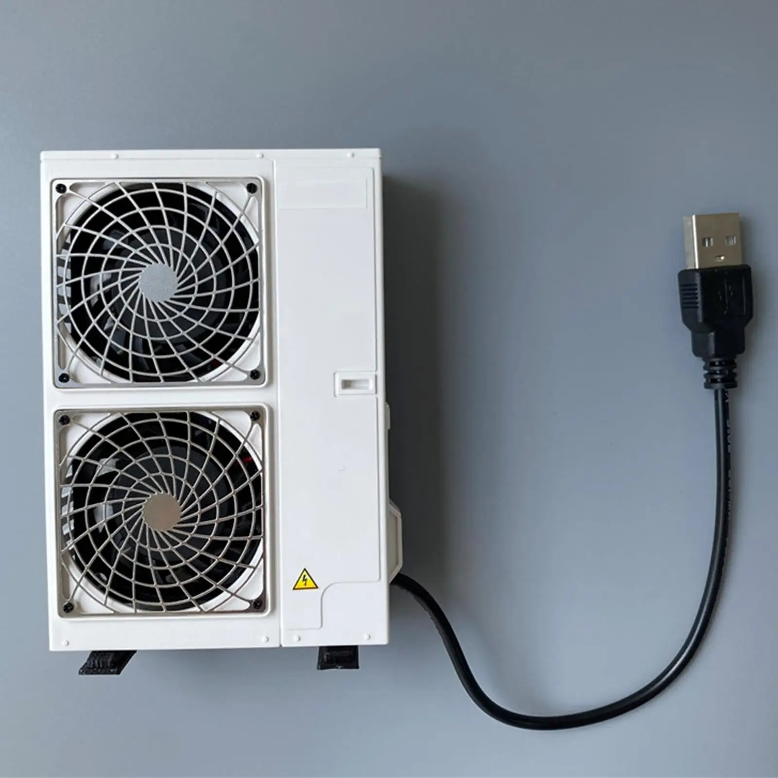 Aire acondicionado en miniatura para casa de muñecas, microescena simulada, muebles para casa de muñecas 1/12 para paisaje en miniatura