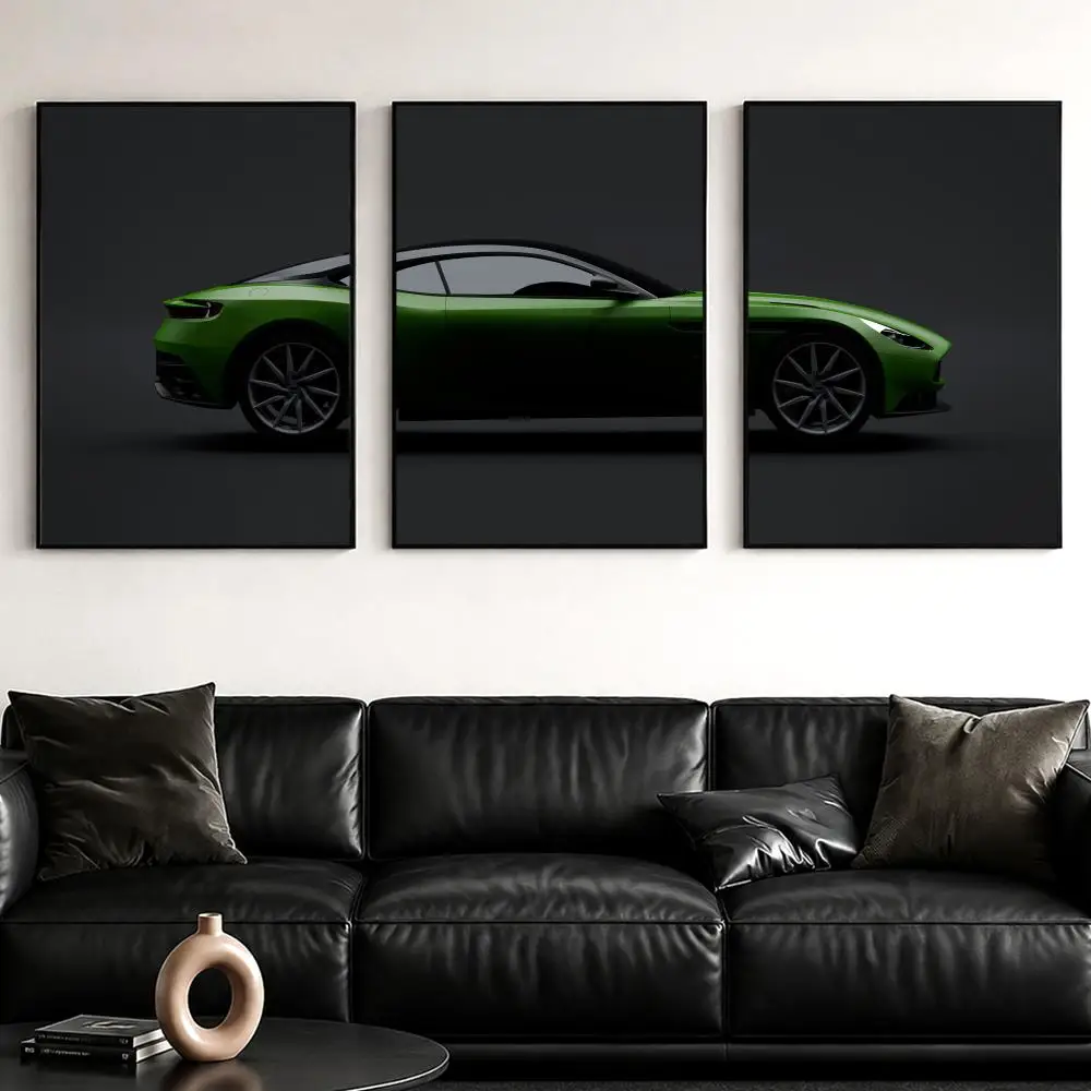D-DB11 Grand Touring Car Painting Calligraphy Canvas Poster Set Wall Artwork Prints for Bedroom Living Room Home Decor Gift
