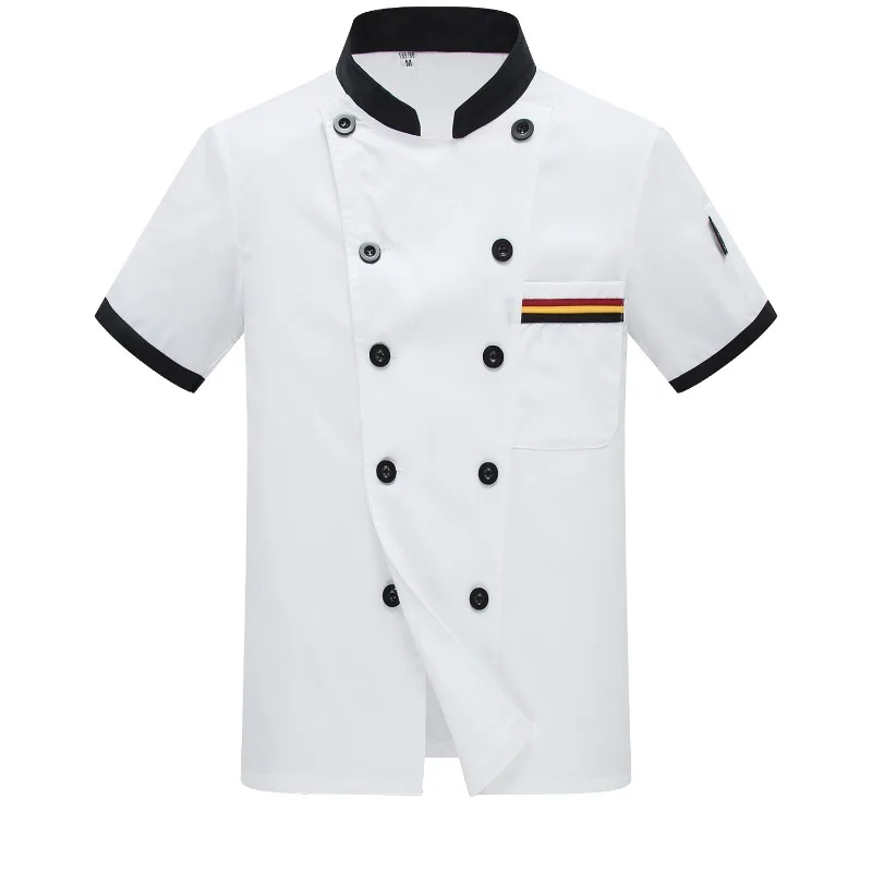 Restaurant Canteen Kitchen Short-sleeved Cake Chef Work Clothes Bakery Pastry Chef Long-sleeved Clothes.