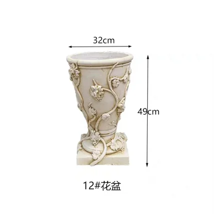 Large Outdoor Garden Concrete Flower Pot Molds for Sale Silicone Molds for Pots