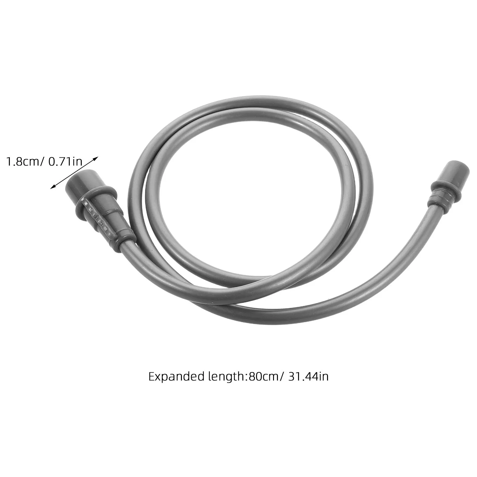 2Pcs Cupping Vacuum Extension Tube Transparent Flexible Hose Connector for Home Cupping Sets Compatible with Most Machines