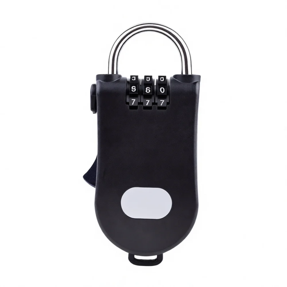 Retractable Steel Wire Cable Combination Lock Portable Anti Theft Security Lock For Luggage Motorcycle Helmet Snowboard Bicycle