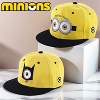 Minions Baseball Cap Anime Kids Funny Travel Hip Hop Sun Visors Fashion Cute Hats Boys Girls Cartoon Embroidered Children Hat