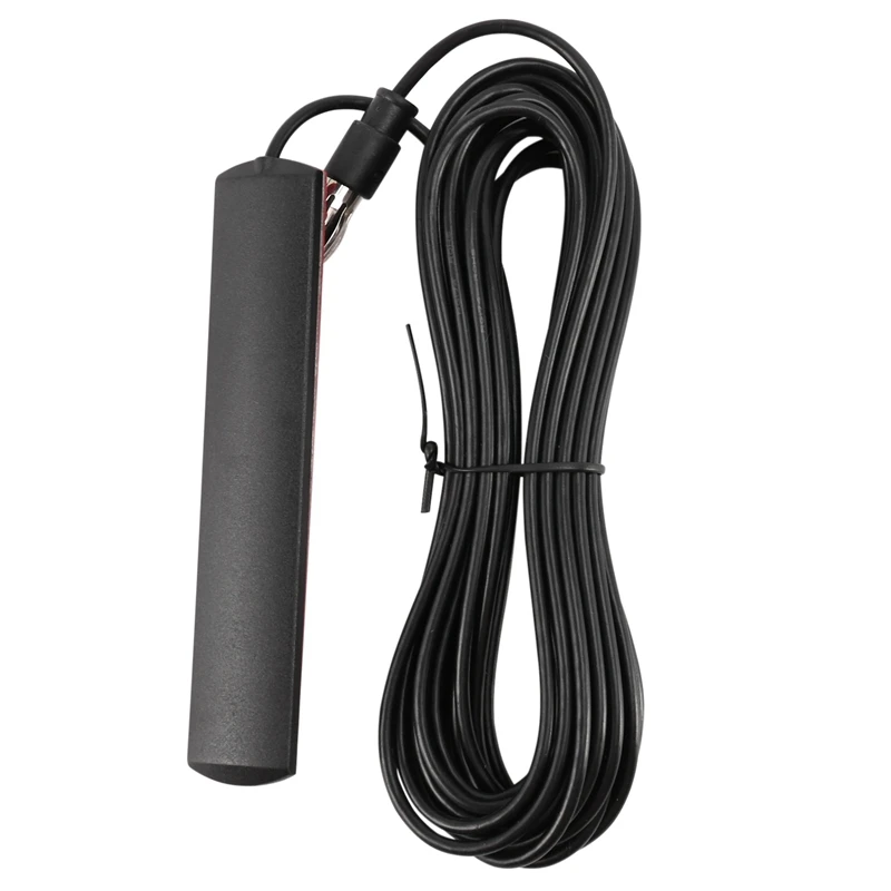 ANT-309 Car Radio Antenna - Universal Car FM Radio Antenna Patch Black Radio Antenna Amplifier Aerial Windscreen Mount 85-112MHZ