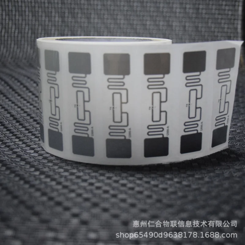 Customized UHF RFID Passive Tags Material Management Long Range Reading 9662 Adhesive
