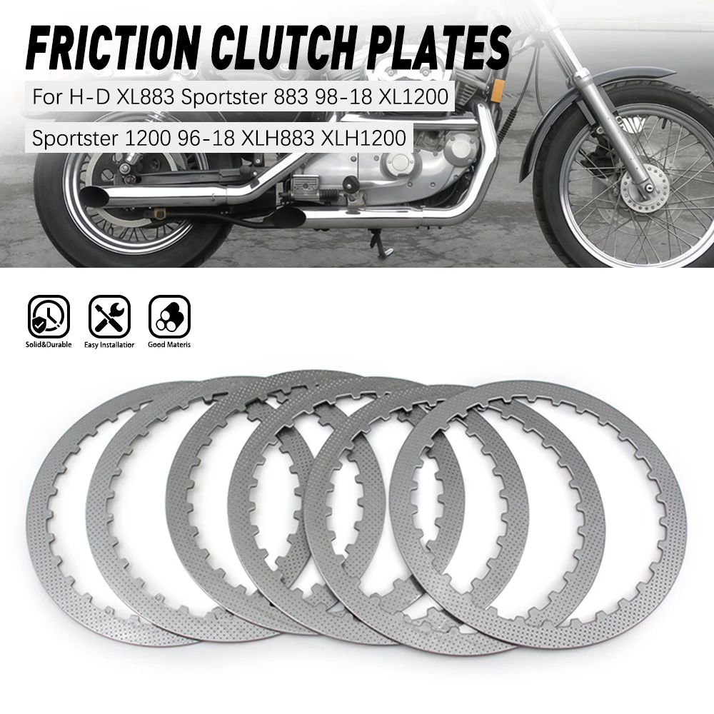 

Motorcycle Friction Clutch Disc Separator Plate Steel Plates For Harley Sportster XL1200 XL883 X48 72 1991-2022