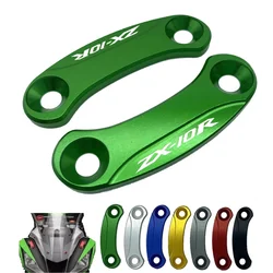 For KAWASAKI ZX 10R ZX10R ZX-10R 2016 2017 2018 2019 2020 Motorcycle Mirror Hole Cover Windscreen Driven Mirror Eliminators Cap
