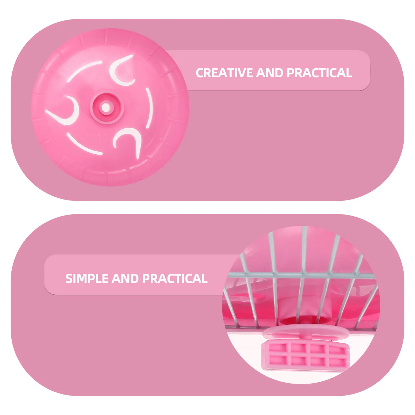 

Double Pet Cage For Hamster Premium Plastic Hideout House Breathable Small Animal Hut Portable Pet Nest Play Spot