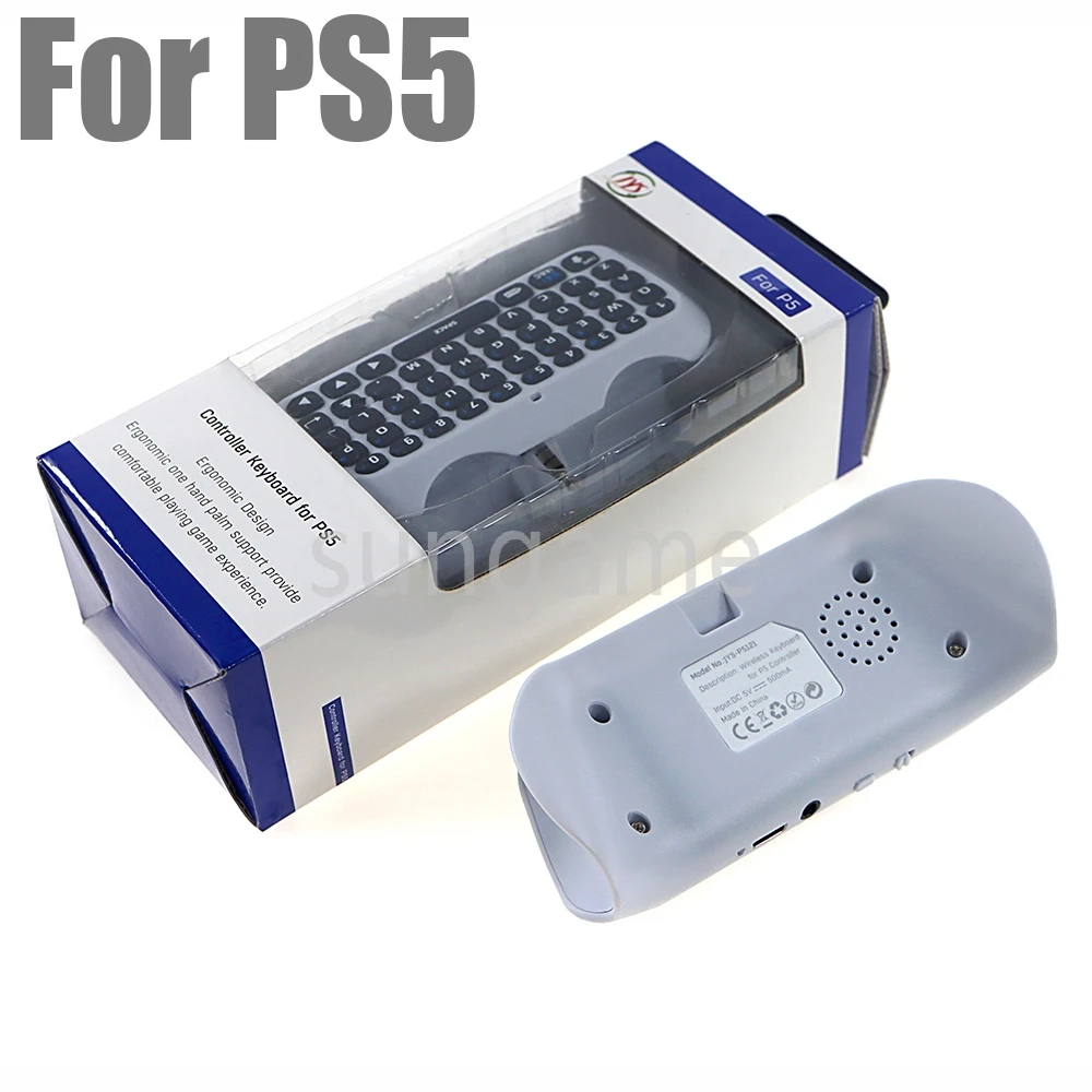 

5pcs Keyboard for PlayStation 5 Handle Bluetooth Wireless Keyboard for PS5 Handle Chat Voice Bluetooth Keyboard