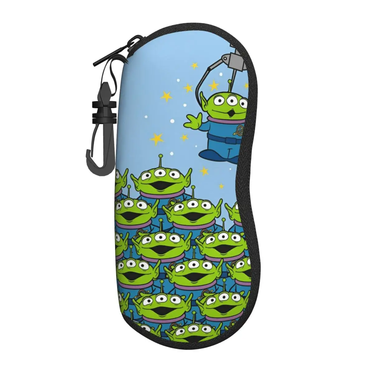 

Футляр для очков «История игрушек» с изображением пришельцев, портативные аксессуары, коробка для хранения очков, очаровательный футляр для контактов с глазами